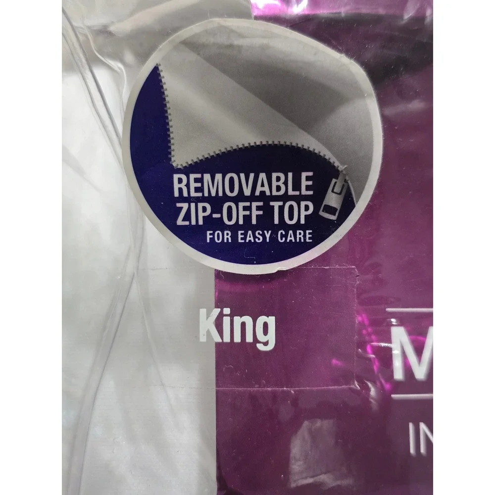 SleepSafe King Premium Anti-Bed Bug Mattress Protector Zip-Off Top Arm & Hammer